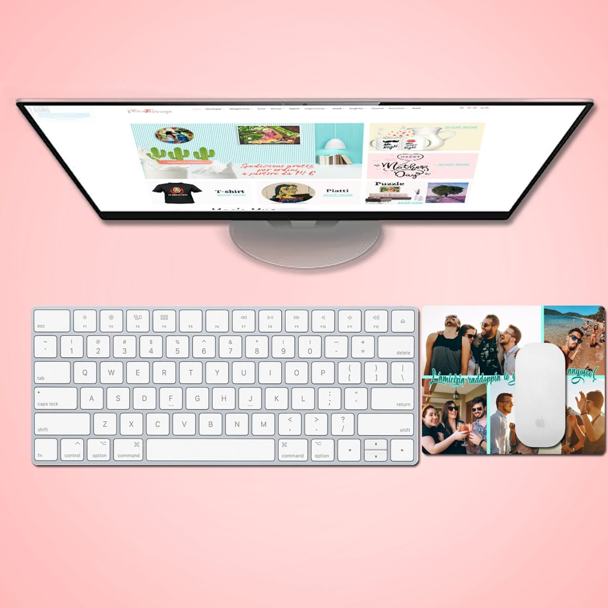 creatudesign.com Tappetino mouse amicizia - immagine 2