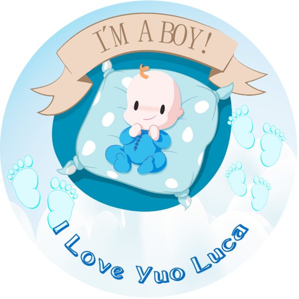 Calamita tonda Baby boy