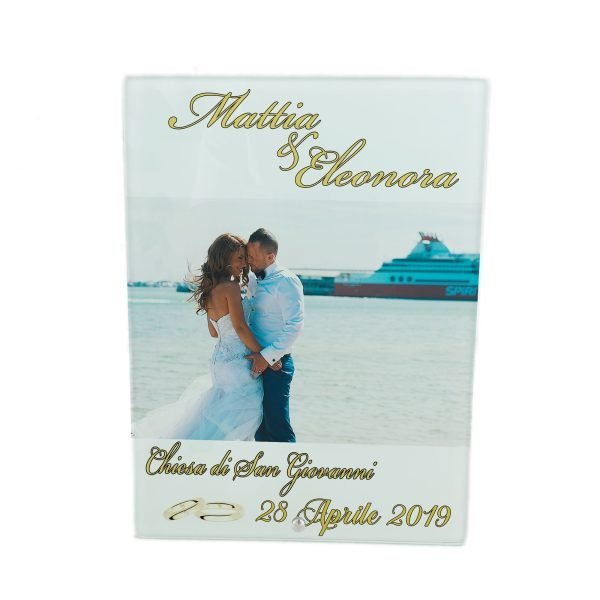 Cornice vetro Wedding