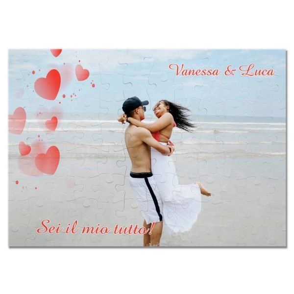 Puzzle Frasi e cuori