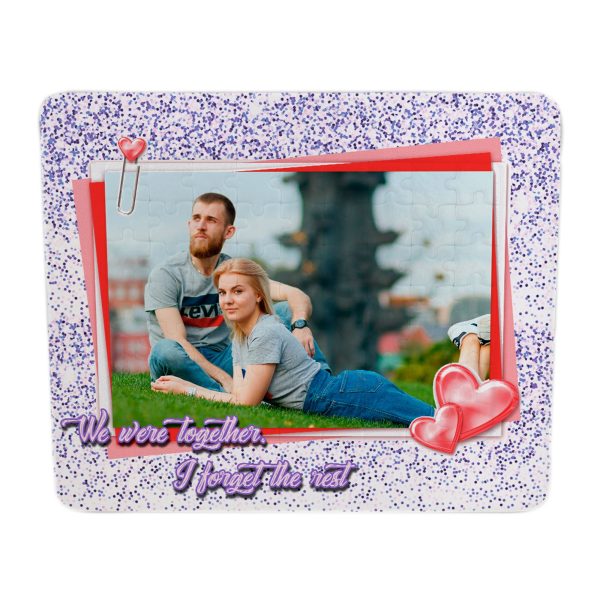 Puzzle con cornice e piedistallo Glitter