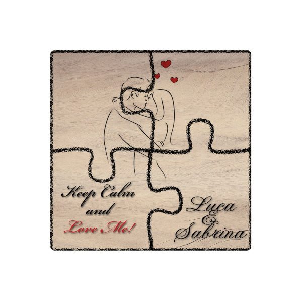 Sottobicchiere Love me