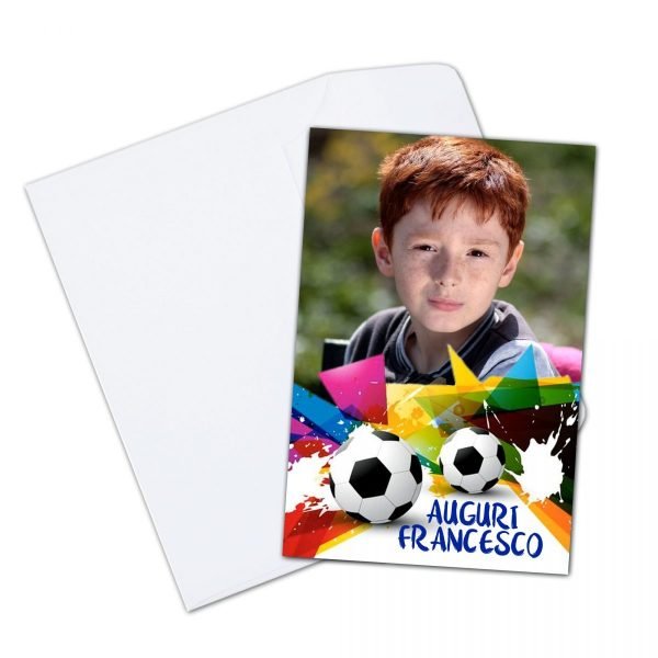 Biglietto di Auguri compleanno Calcio