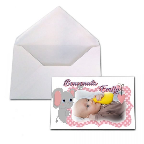 Biglietto di Auguri per bambini Elefantino