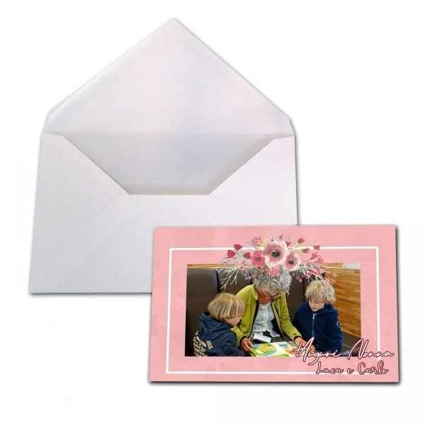 Biglietto di Auguri compleanno Flowers