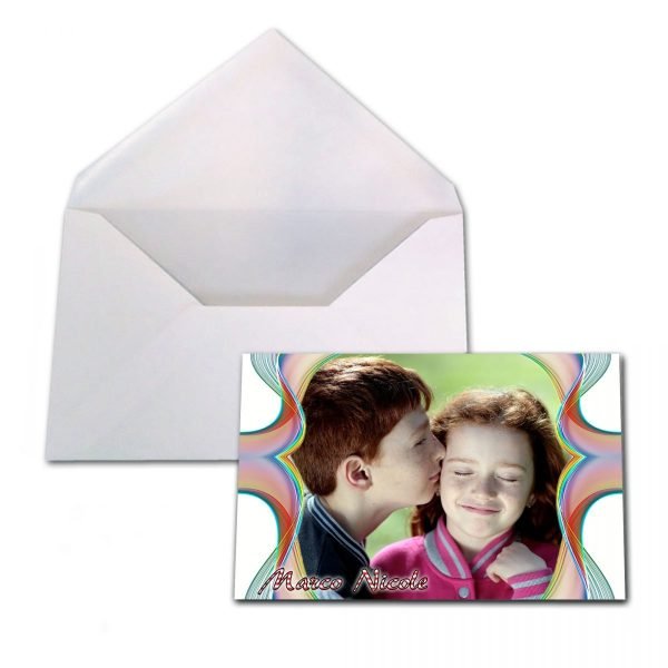 Biglietto di Auguri compleanno Arcobaleno