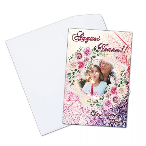 Biglietto di Auguri compleanno Rose