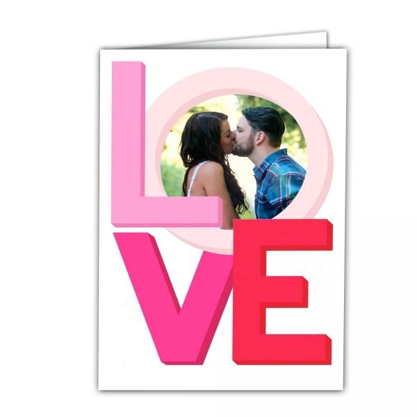 Biglietto di Auguri pieghevole Love