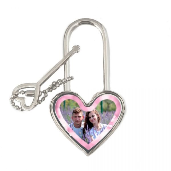 Lucchetto a cuore Pink