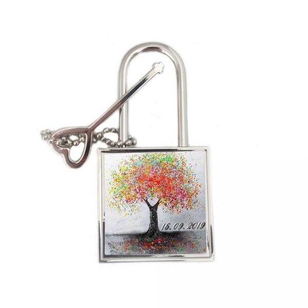 Lucchetto quadrato Albero della vita