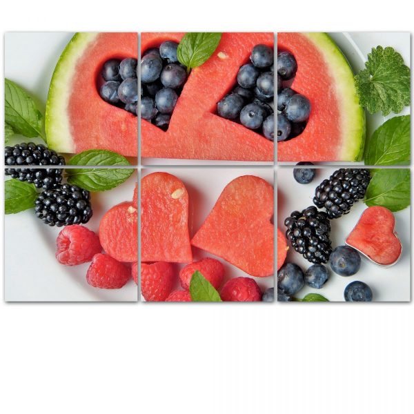 Mosaico in ceramica Frutta in love
