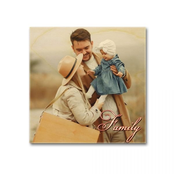 Stampa su legno Family