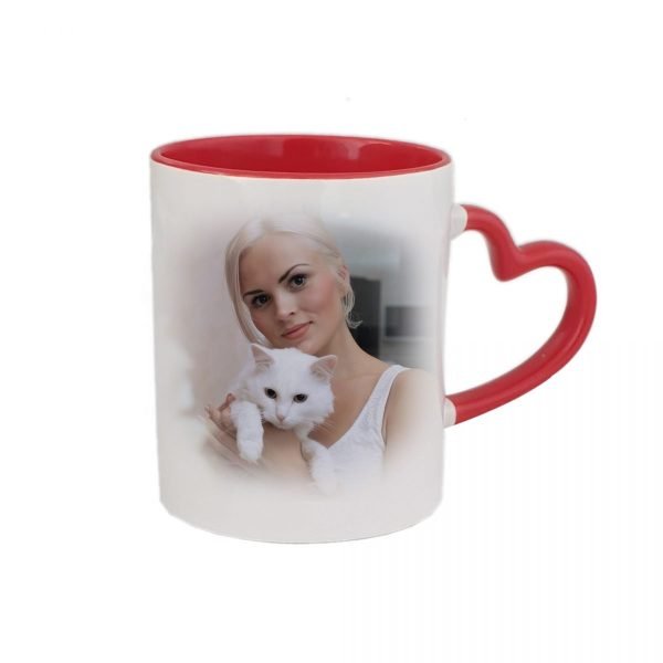 Tazza mug heart Love cat