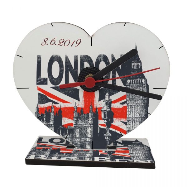 Orologio a cuore da tavolo London