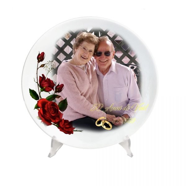Piatto Decorativo Nozze D’oro