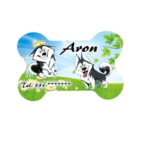 Medagliette animali osso Aron