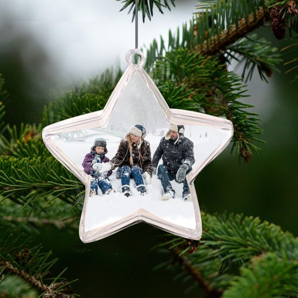 Palla di natale Stella Neve