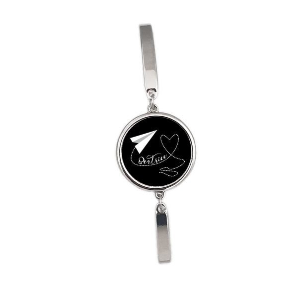 Bracciale con nome Aereo di carta