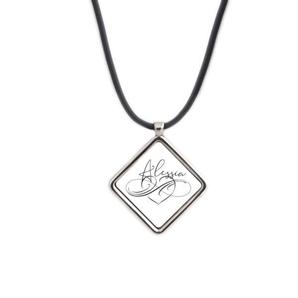 Collana ciondolo con nome Infinito