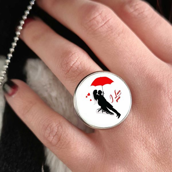 Anello personalizzato I love you
