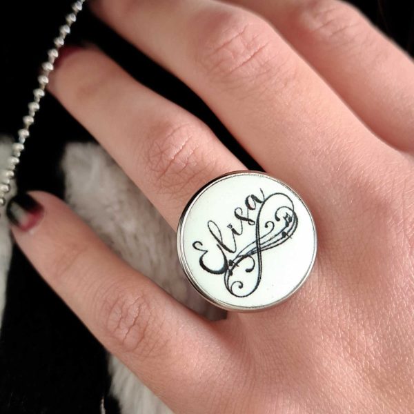 Anello personalizzato Infinity