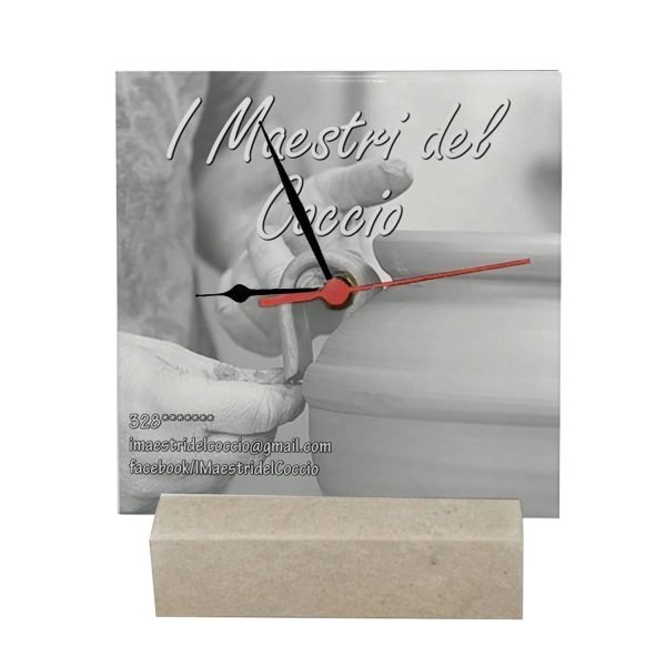 Orologio in ceramica Maestri del Coccio