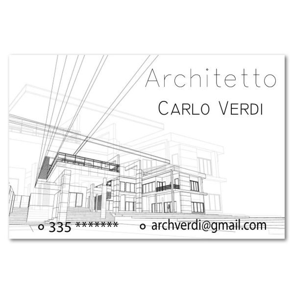 Biglietto da visita “Architettura”